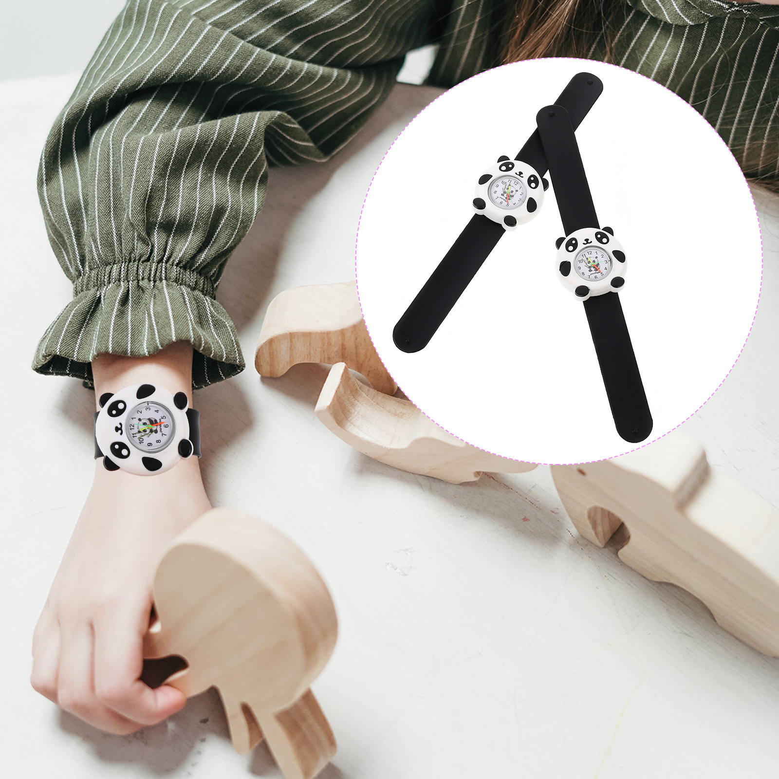 Luxury Watch Kids - 2Pcs Kids Watch Silicone Panda Shape