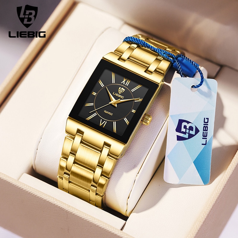 Luxury Watch Kids - LiEBIG Luxury Golden Quartz Wristwatches For