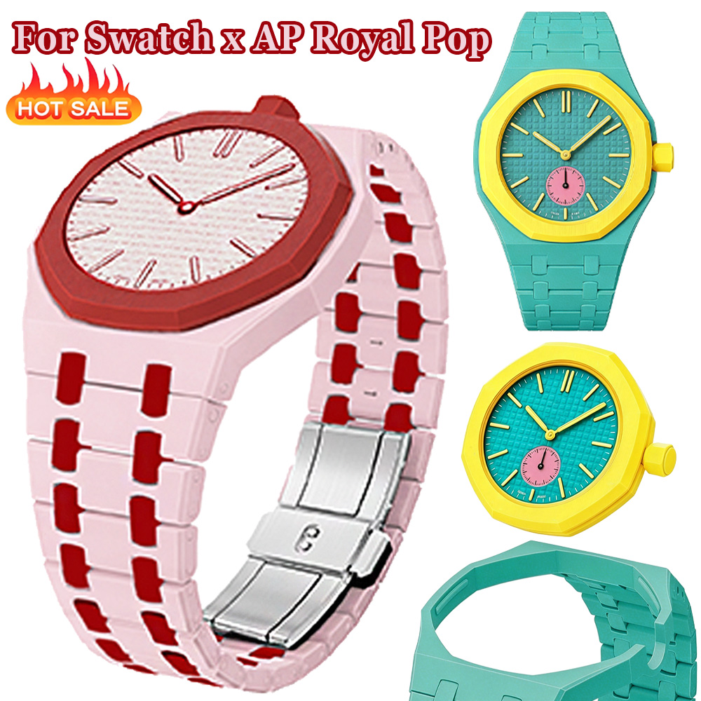 Luxury X I Watch - Bioceramic Case+Strap For Swatch x AP