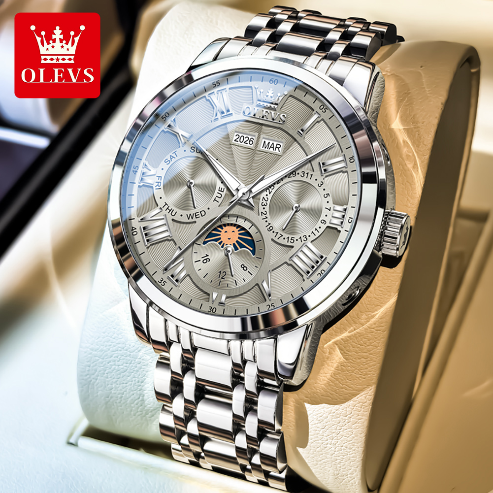 Luxury Watch Dial - OLEVS 6785 Luxury Man Watch 24