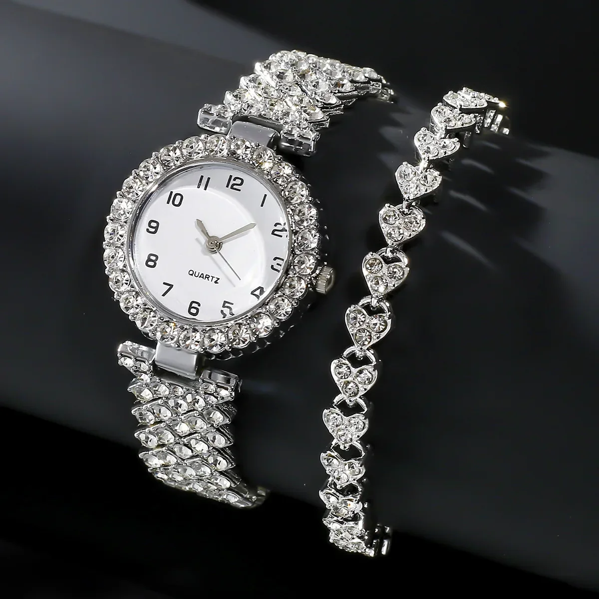Luxury Watch Strap - 1pcs/2pcs Luxury Fashion Women Watch Set