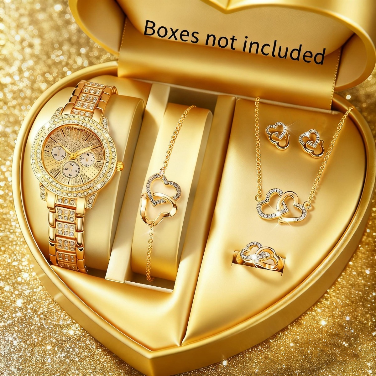 6PCS Luxury Rhinestone Women W - Luxury Watch Kids review and price