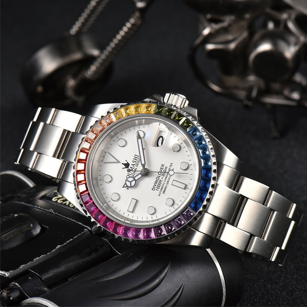 40mm Luxury Diving Men's Watch - Luxury Watch Strap review and price