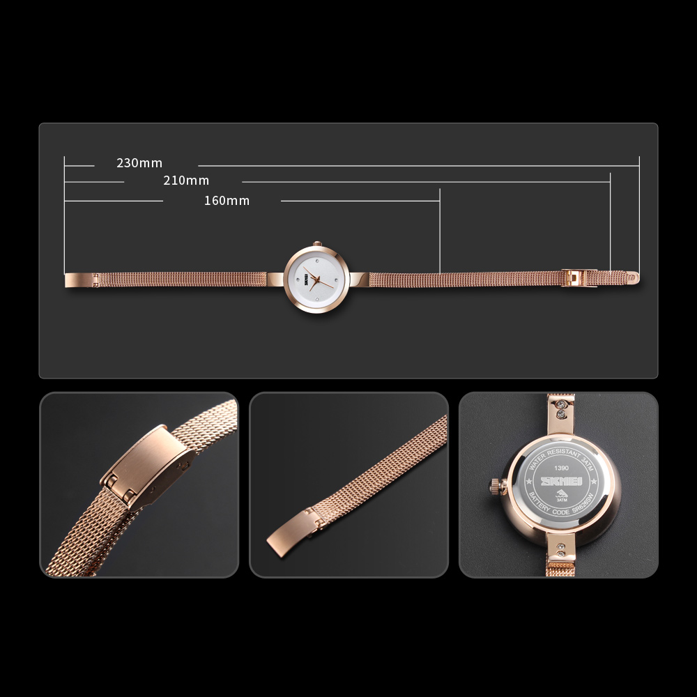 SKMEI 1390 Luxury Girl Bracele - Luxury Watch Kids review and price