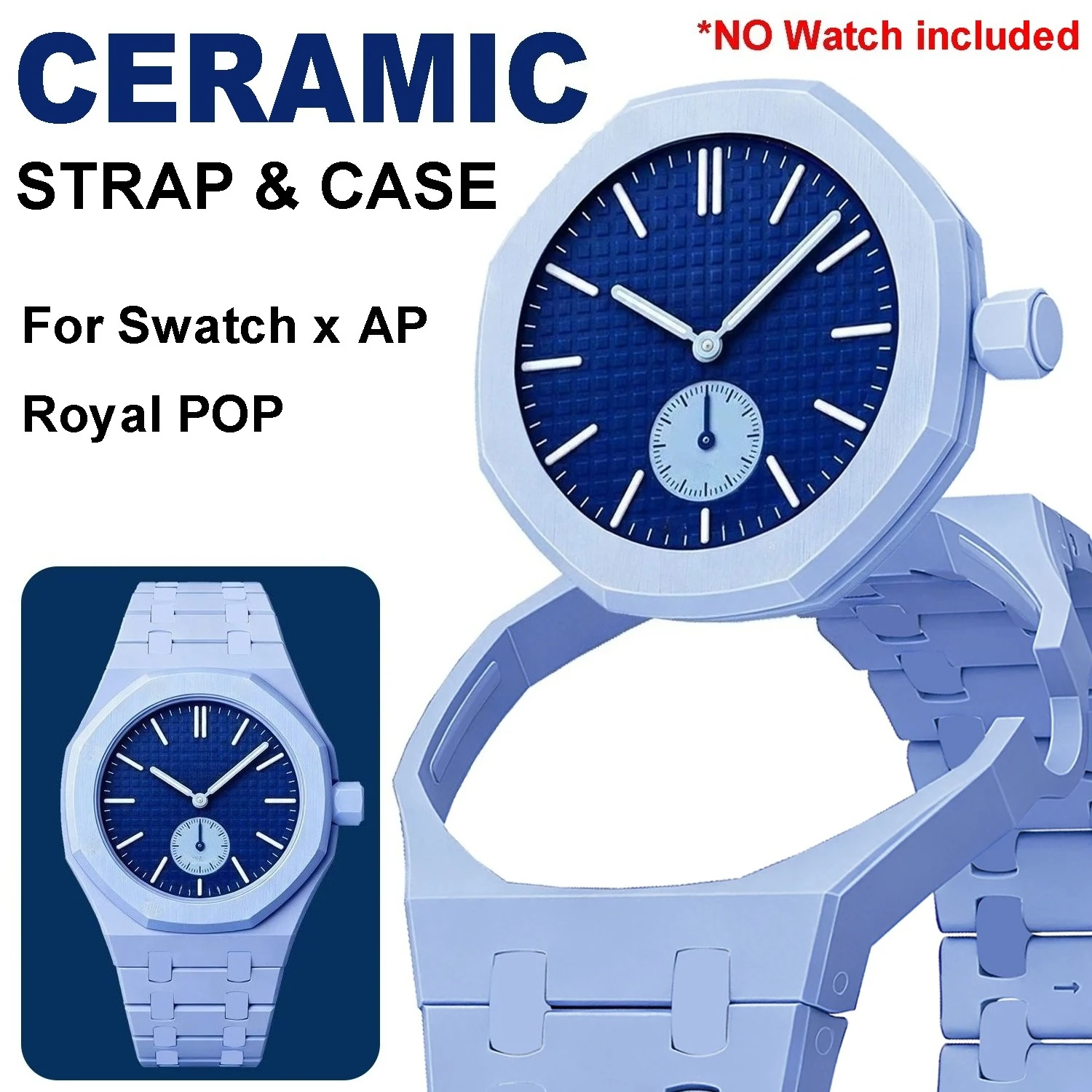 Bioceramic Case+Strap For Swat - Luxury X I Watch review and price