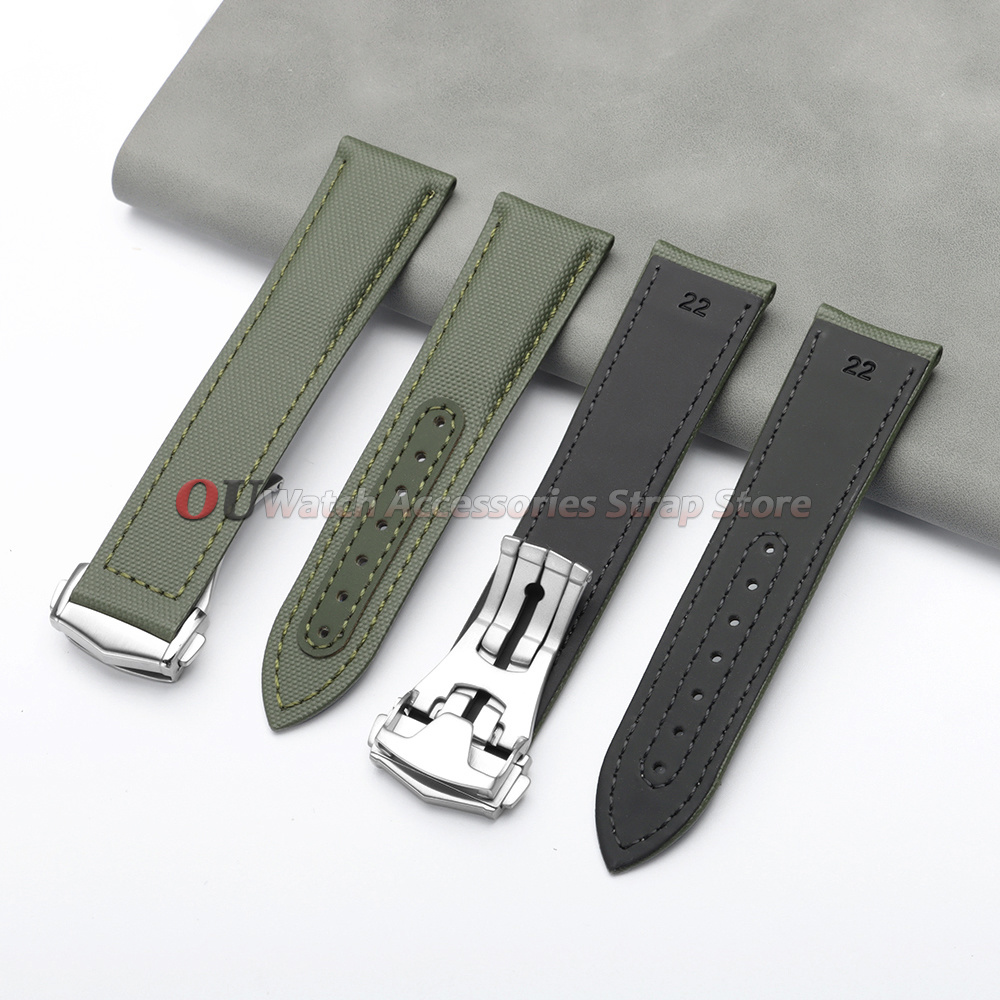 Sailcloth Nylon Leather Watchb - Omega Watch Seamaster review and price