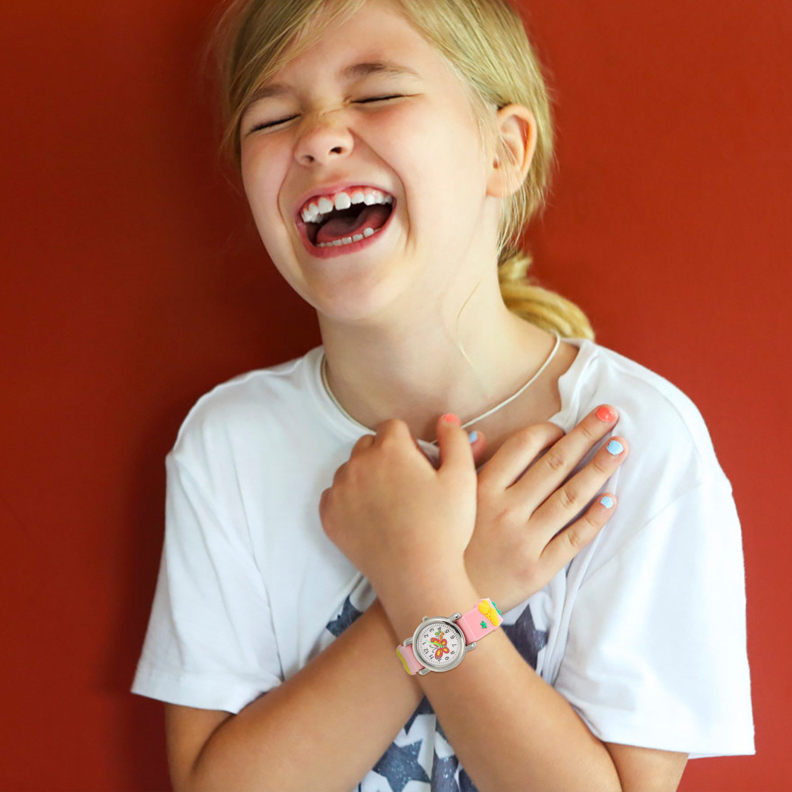 Cartoon Butterflies Kids Watch - Luxury Watch Kids review and price