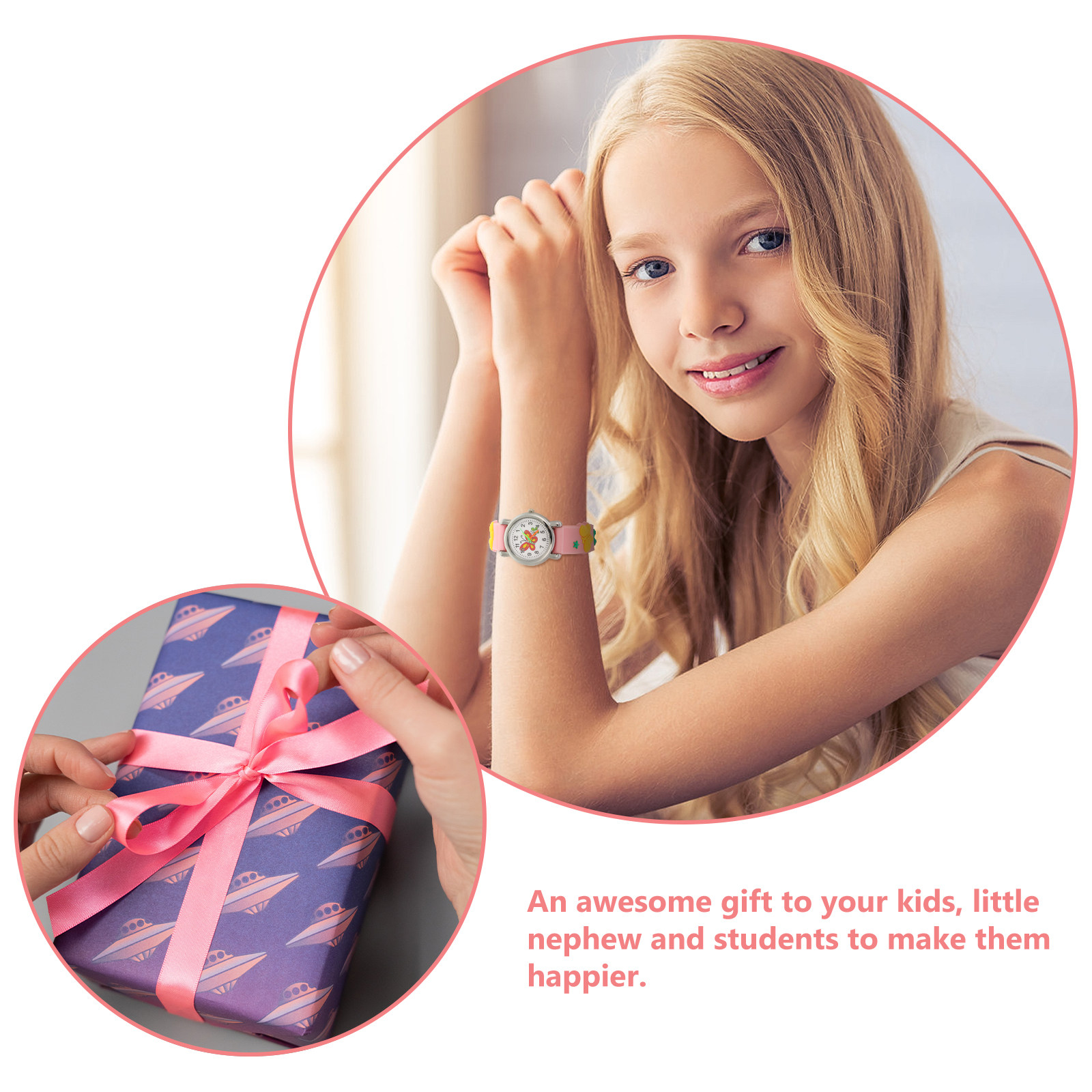Cartoon Butterflies Kids Watch - Luxury Watch Kids review and price
