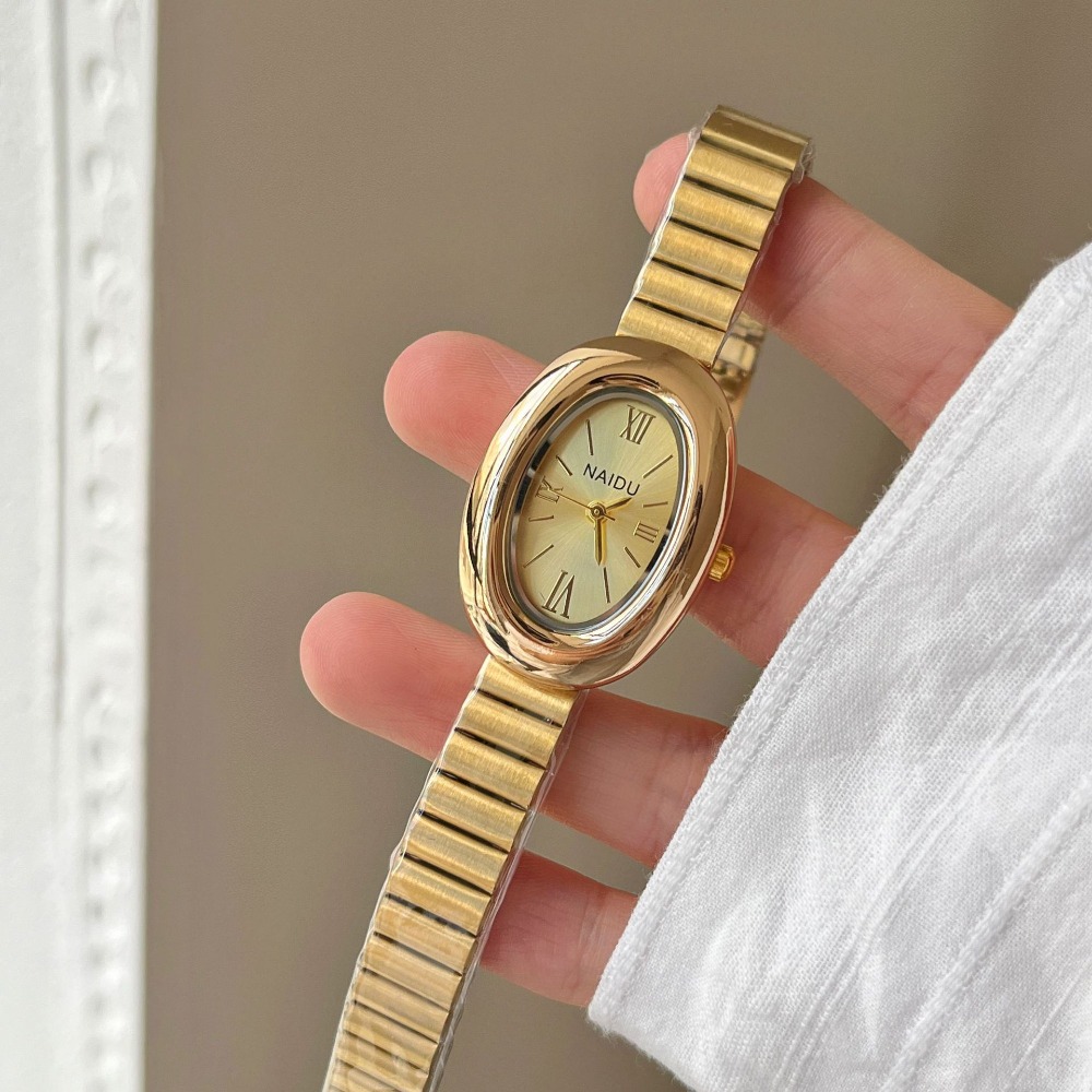 Luxury Brand Gold Oval Women Q - Luxury Watch Brand For Women review and price