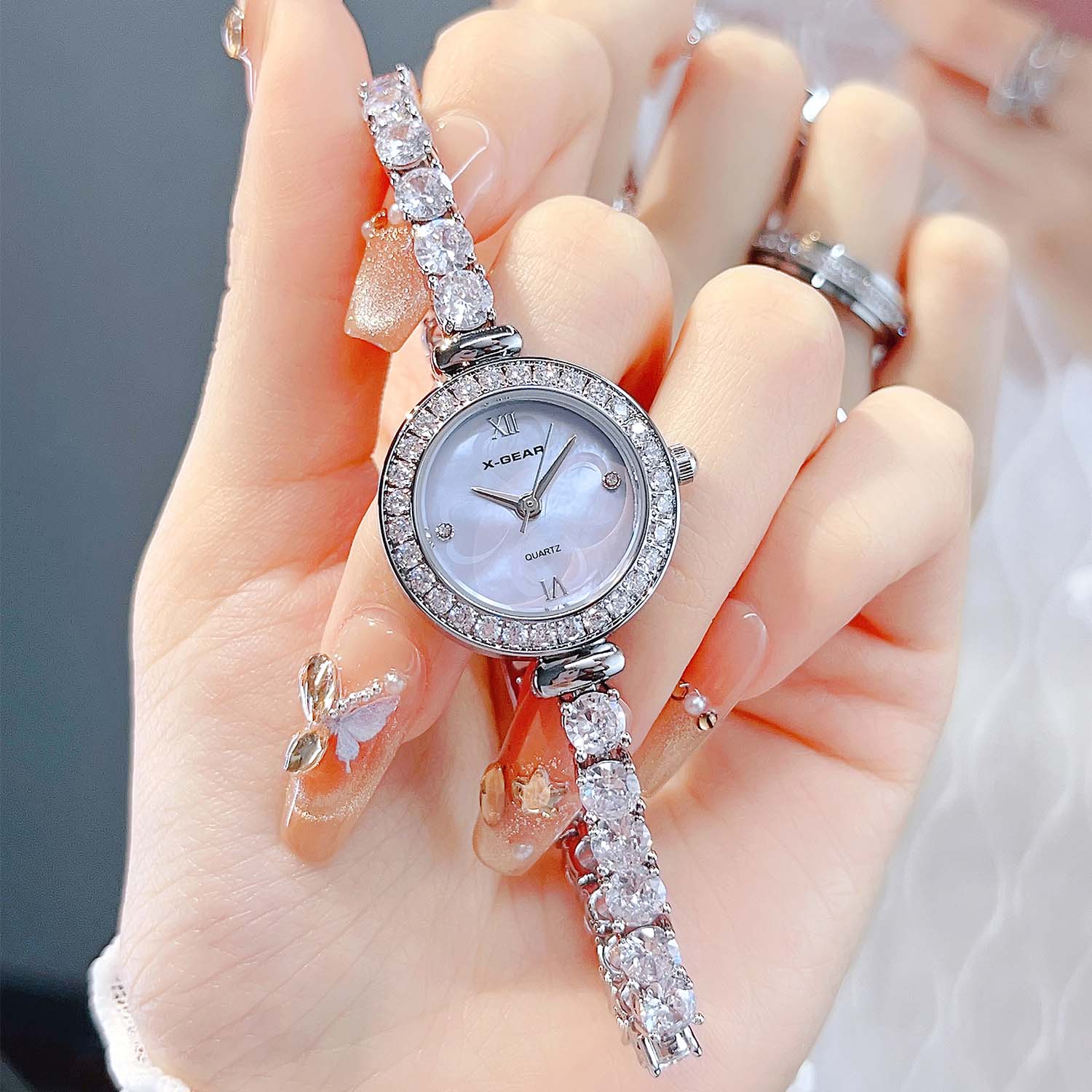 X-GEAR Fashion Zircon Diamond  - Luxury X I Watch review and price