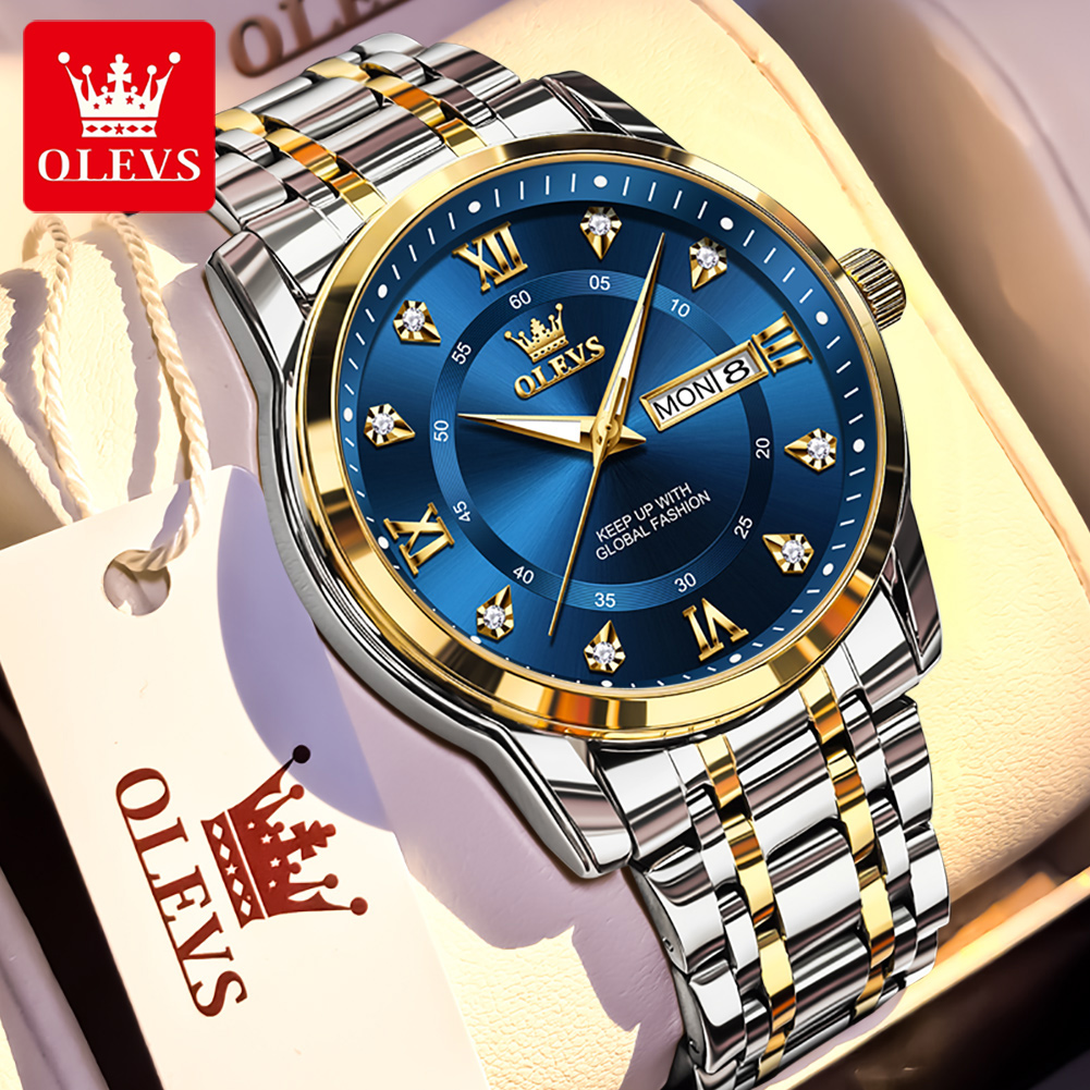 OLEVS Brand Fashion men's watc - Luxury Watch For Men review and price