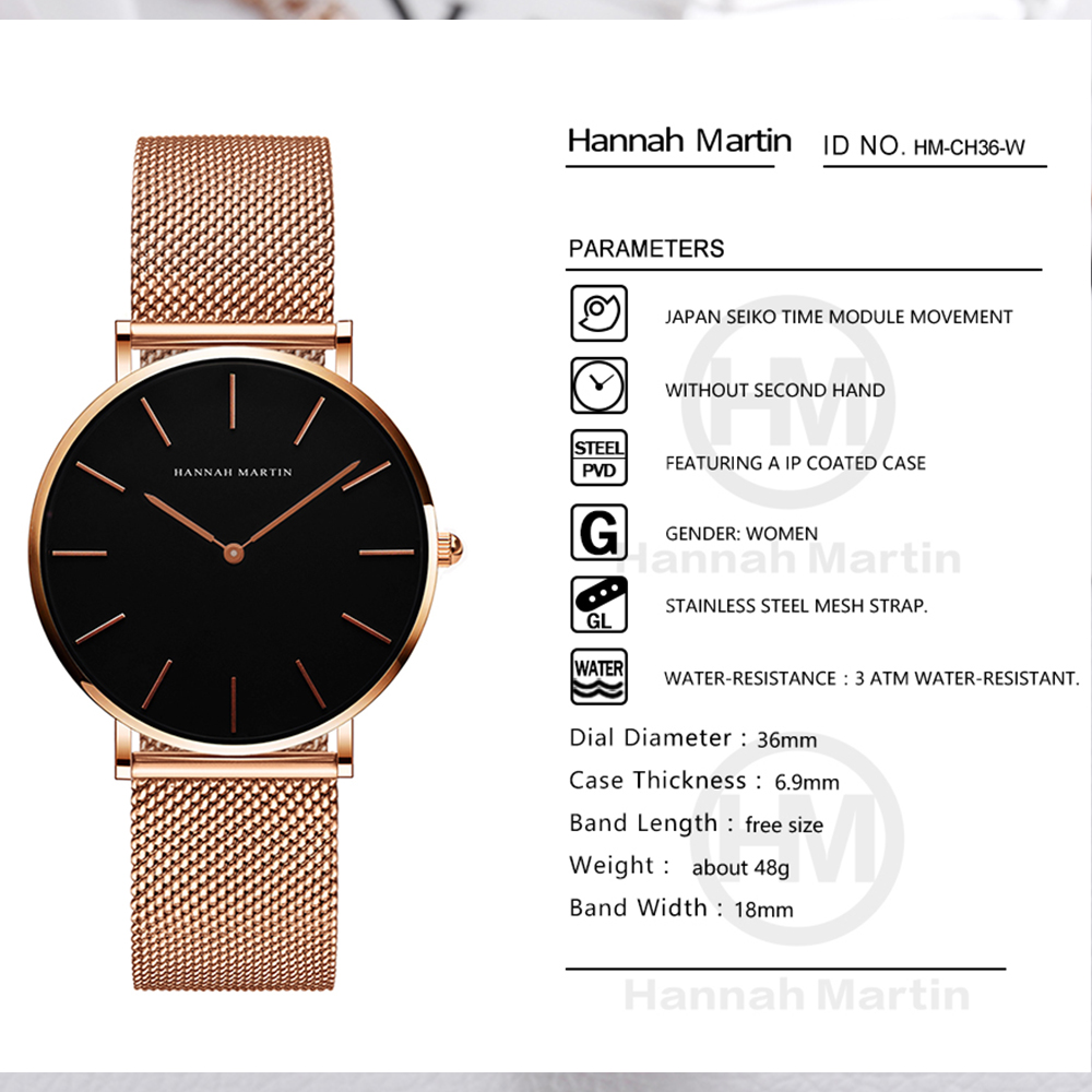 Hannah Martin Top Brand Luxury - Luxury Watch Brand For Women review and price