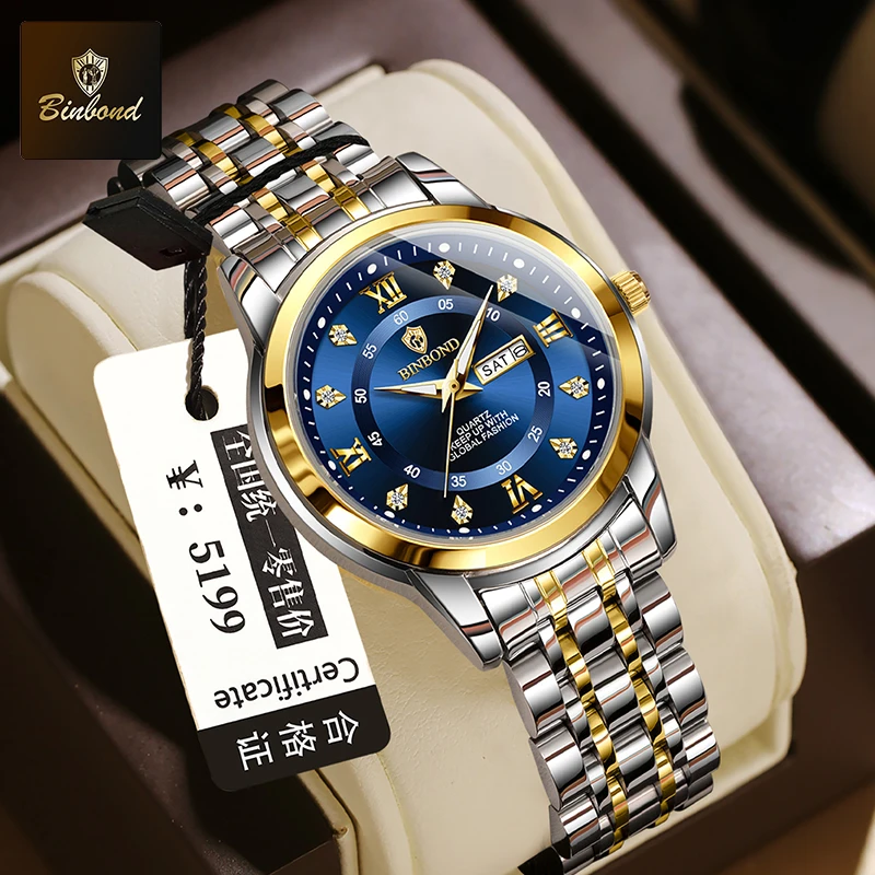 BINBOND B7169 Top Brand Luxury - Luxury Watch Top 10 review and price