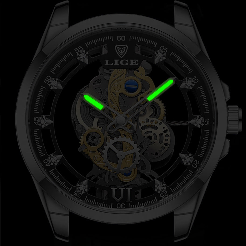LIGE Fashion Top Luxury Men's  - Luxury Watch Top 10 review and price