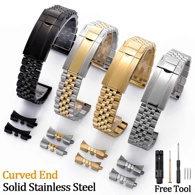 Premium Curved End Watch Strap - Luxury Watch Jaeger Lecoultre review and price