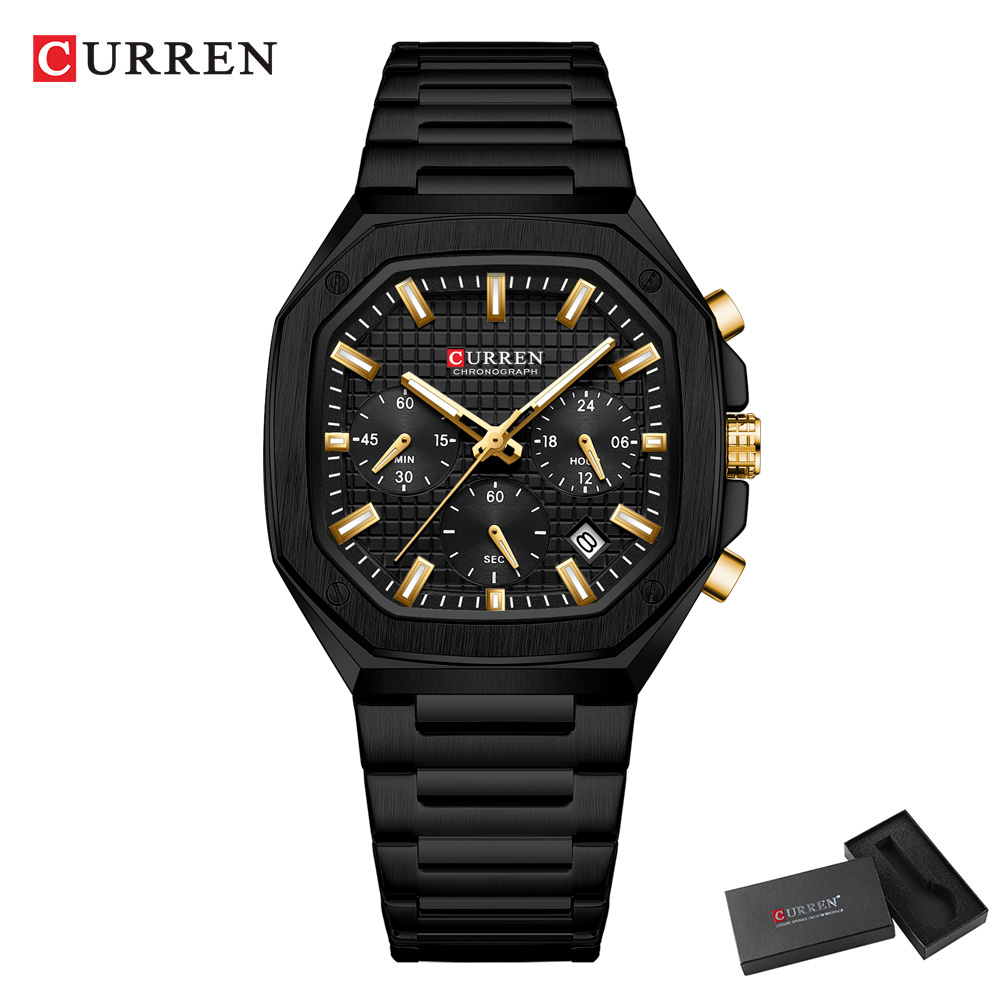 CURREN Luxury Square Chrono Wa - Luxury Watch For Men review and price