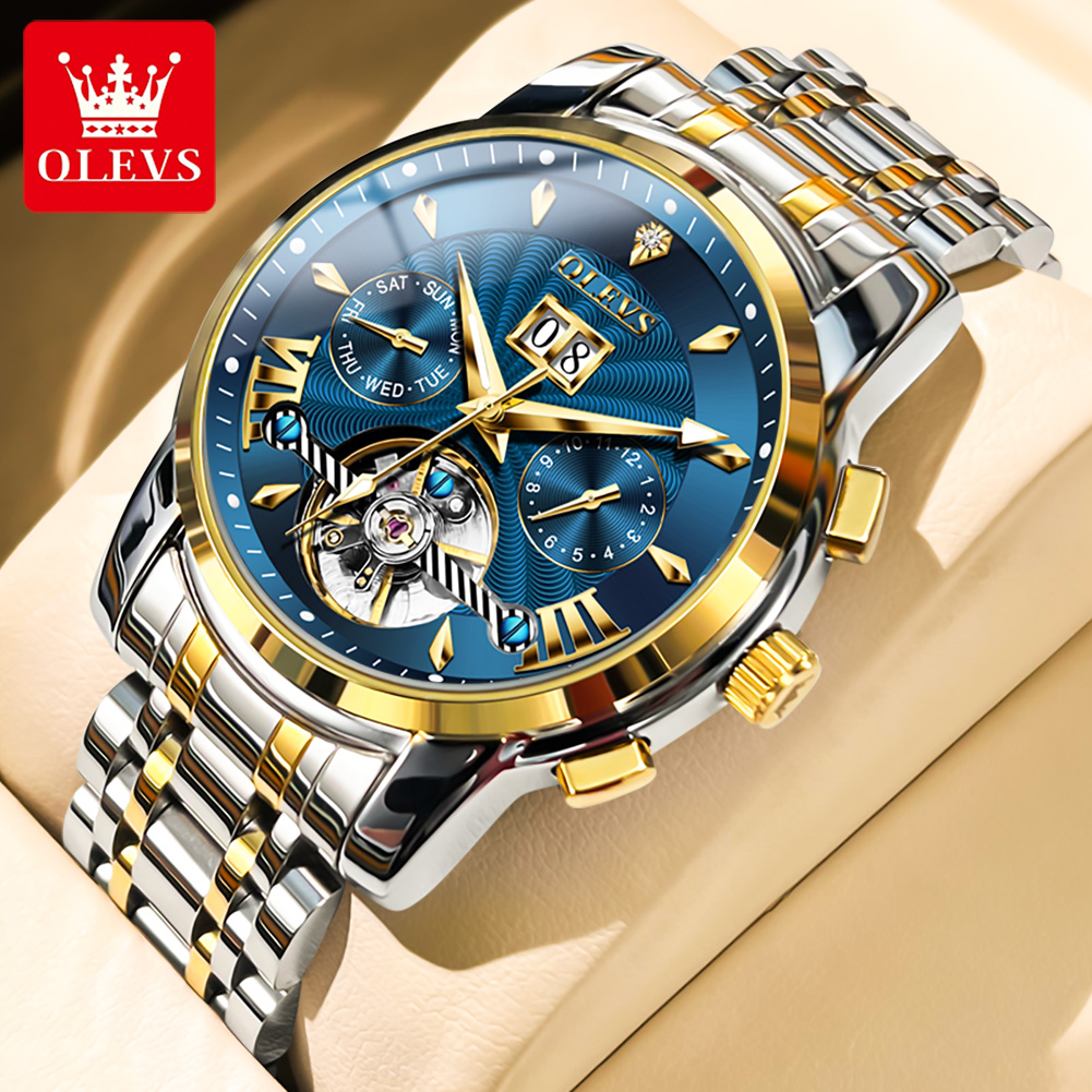 OLEVS Men Watches Luxury Fashi - Luxury Watch Strap review and price