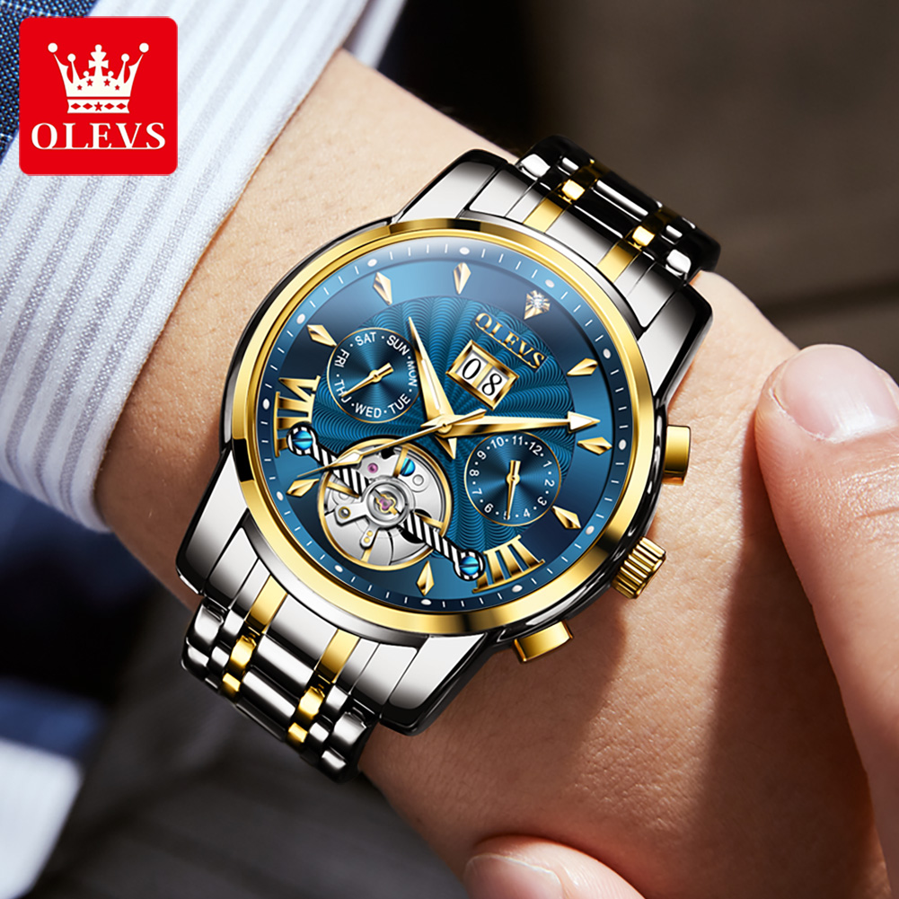 OLEVS Men Watches Luxury Fashi - Luxury Watch Strap review and price
