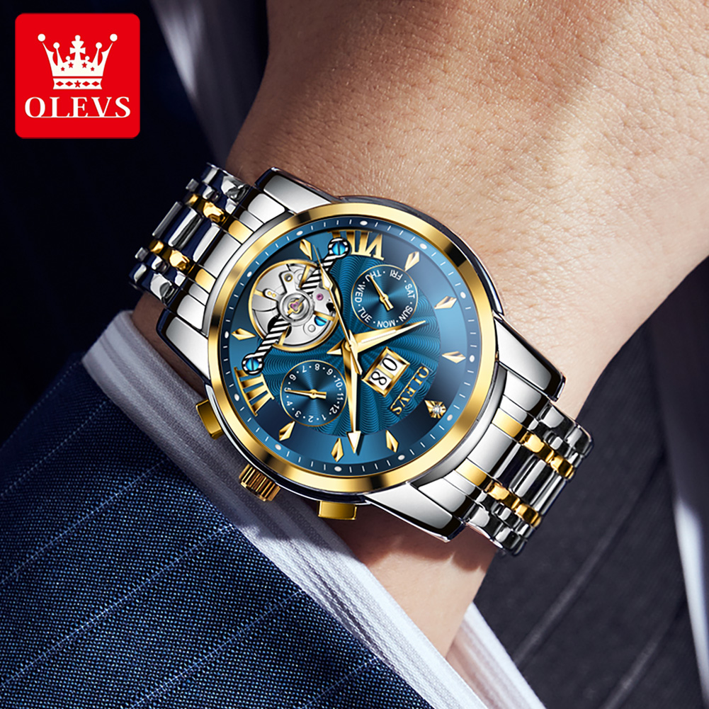OLEVS Men Watches Luxury Fashi - Luxury Watch Strap review and price