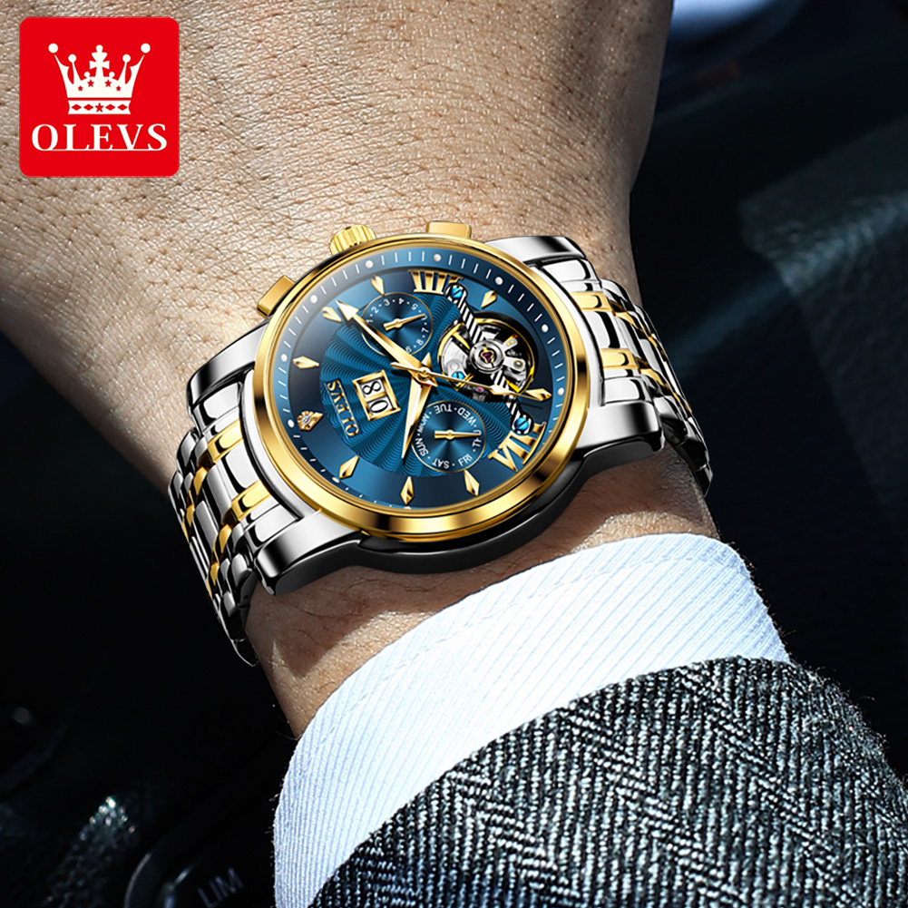 OLEVS Men Watches Luxury Fashi - Luxury Watch Strap review and price